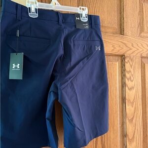 Under Armour Dark Blue UA Golf/ tech Shorts 32” waist 10” short